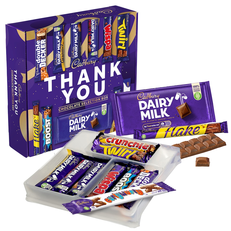 image 1 of Cadbury Thank You Chocolate Selection Box