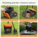 image 4 of Skylos Pooper Scooper Swivel Bin Rake with Waste Bags Pet Clean Pet Waste