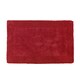 image 2 of Heavyweight Reversible Bath Mat Rug 53 x 85cm - Cranberry