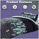 image 7 of VELVETIO Feathers Geometric Printed Duvet Cover Set Reversible Polycotton Beddings Grey | Single