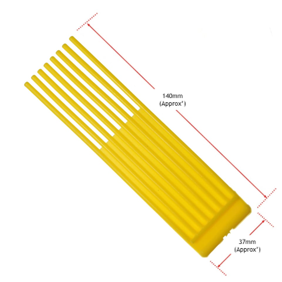 image 1 of SPARES2GO Power Sweeper Brushes for WESTWOOD COUNTAX Lawn Tractor Mower 5086 Bristles x 54