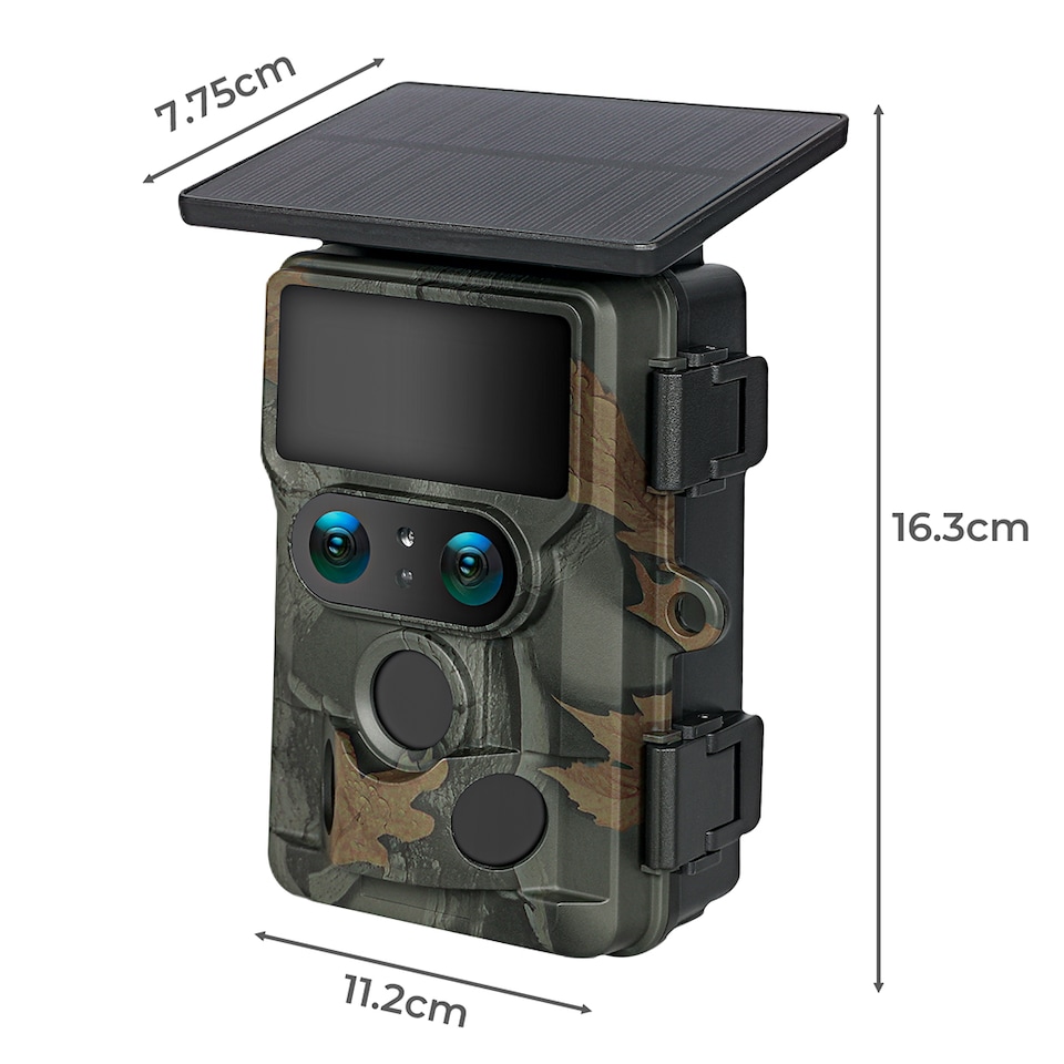 image 1 of Centra Solar Trail Camera 4K Dual Lens WiFi Bluetooth Wildlife Night Vision