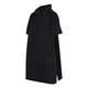 image 3 of Towel City Childrens/Kids Poncho - Black - 6-9 Years Black