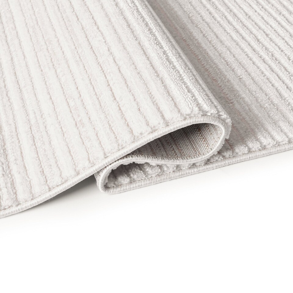 image 1 of RUGLENZA HOME - INTERNO AREA RUG - 12 MM - CREAM LINES - 160 x 230 CM