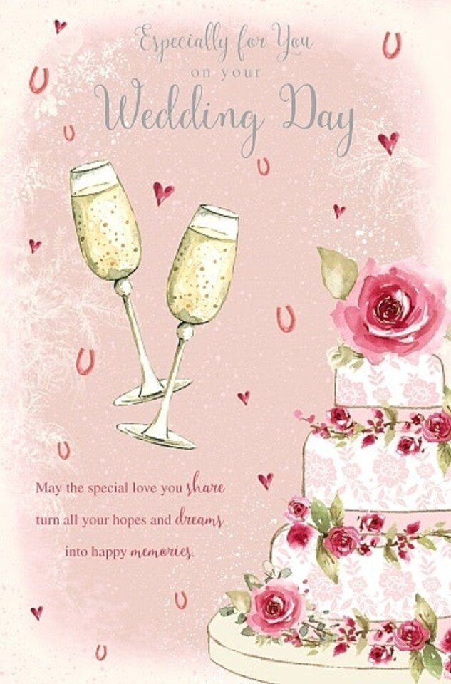 image 1 of On Your Happy Wedding Day Card