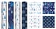 image 3 of 4 x 4m Midnight Forest Christmas Wrapping Paper | Blue