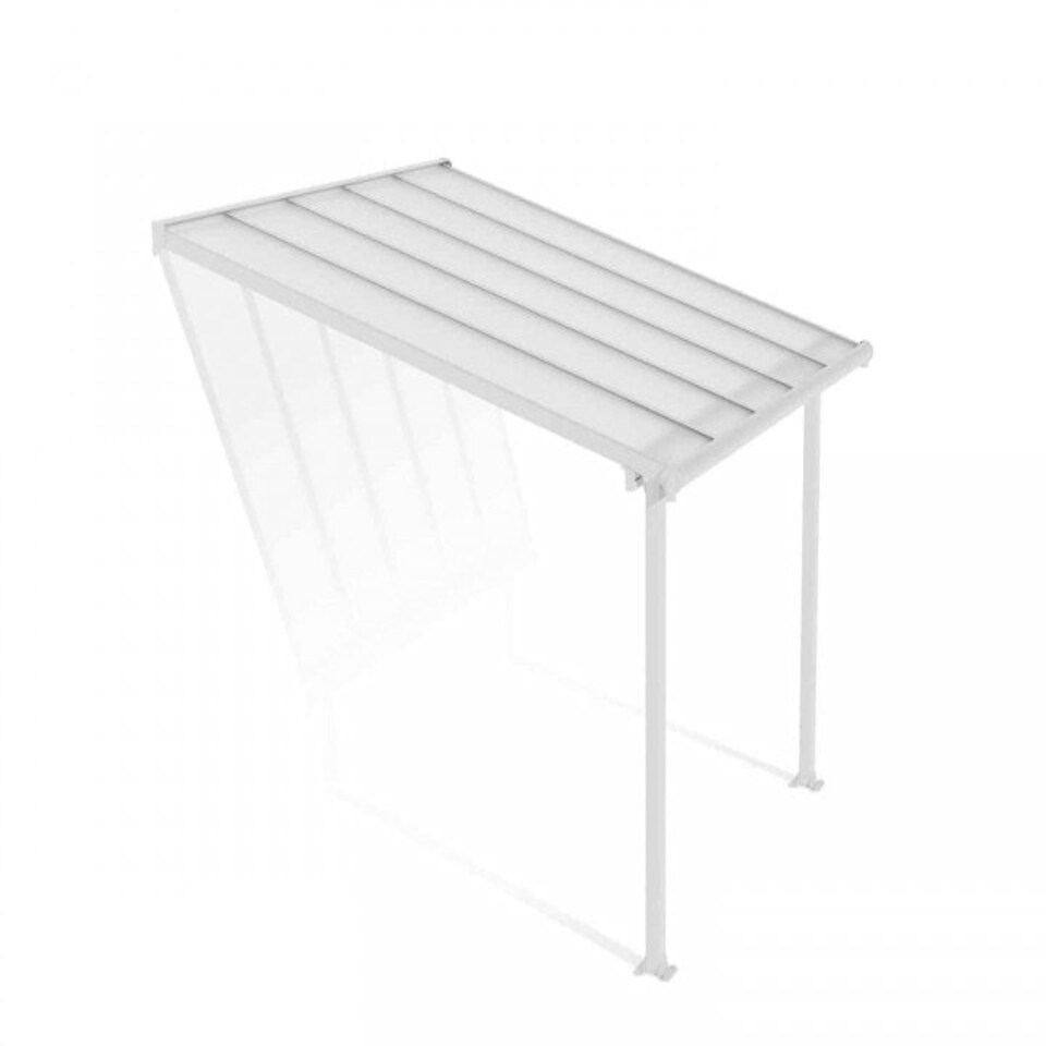 image 1 of Patio Cover Olympia 3 x 3.05 Clear - Polycarbonate - L307 x W300 x H305 cm - White White