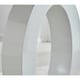 image 3 of Furniturebox Giovani Grey White High Gloss And Glass 100cm Round Dining Table