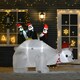 image 2 of HOMCOM 5ft Christmas Inflatable Polar Bear Penguin Lighted Lawn Garden Decor