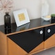 image 6 of Sticky Back Plastic Glossy Black Plain Kitchen Self-adhesive Vinyl Wrap for Cupboards, Doors and Furniture 90cm x 15m (3 rolls) - d-c-fix