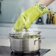 image 2 of Steam Stop™ Waterproof Silicone Single Oven Glove Green