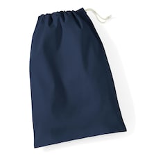 Westford Mill Cotton Stuff Bag - Navy Blue - XL Blue | XL