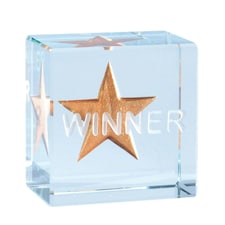 Spaceform Text Token Winner Bronze 1625