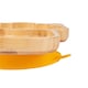 image 7 of Tiny Dining Children's Bamboo Suction Llama Plate - Yellow | Yellow | Yellow