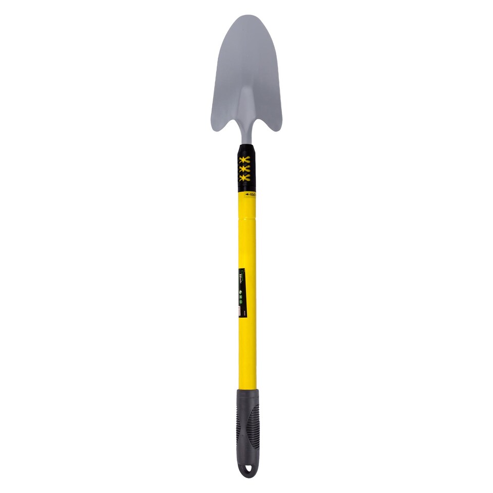 image 1 of Green Blade Telescopic Stainless Steel Garden Trowel - Yellow