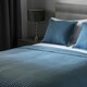 image 2 of Belledorm Crompton Quilted Throw - Cobalt - One Size