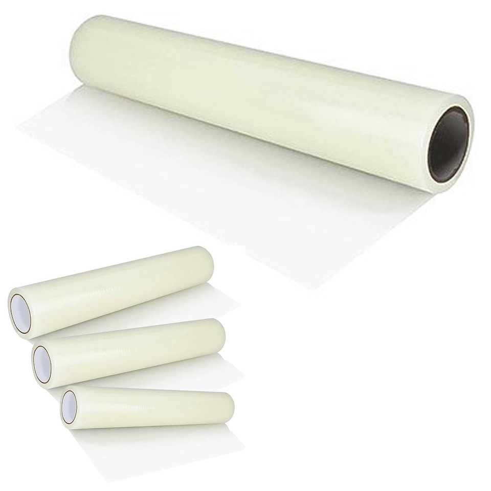 image 1 of 600mm x 50m Waterproof Self Adhesive Super Sticky Carpet Protection Film Ideal For Stairs & Carpets Clear