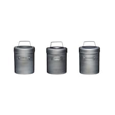 KitchenCraft Tea Coffee Sugar Canister Set Gift Boxed