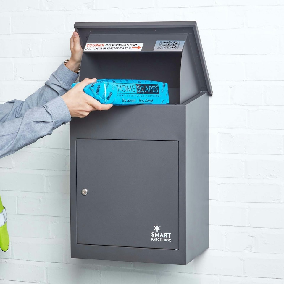 image 1 of SMART PARCEL BOX® Medium Front Access Dark Grey Grey