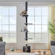 image 2 of Yaheetech Floor-to-Ceiling Cat Tree Dark Grey