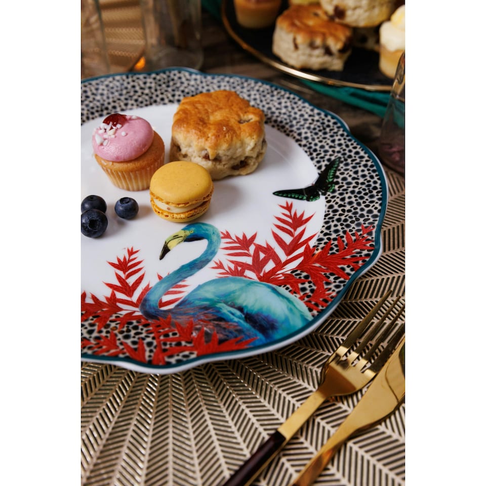 image 1 of Mikasa Dinner Plate Set Multicolour Porcelain 27cm Set of 4 Multi