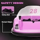 image 7 of AIYAPLAY 360° Rotation 12V Kids Bumper Car w/ Remote Control | Pink