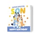 image 1 of Bluey 'Super Special Son' Birthday Card