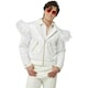 image 2 of Elton John Mens Feather Costume Jacket - White - L L