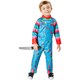 image 2 of Chucky Toddler Polyester Costume - Blue/Multicoloured - 4 Years