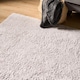 image 2 of OHS Fluffy Teddy Rug Soft Floor Carpet Non Slip Area Mat - 160 x 230cm | Silver | 160cm x 230cm