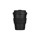 image 1 of Ecoffee Cup 6oz 180ml Reusable Eco-Friendly, Plant Based Coffee Cup with Silicone Lid & Sleeve, Kerr & Napier | Black | Kerr & Napier