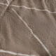 image 4 of OHS Diamond Check Teddy Fleece Bedding Set Winter Duvet Cover with Pillowcase | Brown | Natural | King