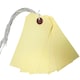 image 1 of Box of 1000 Ivory Strung Tags 120mm x 60mm