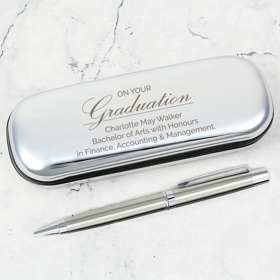 image 1 of Personalised Graduation Pen and Box Set