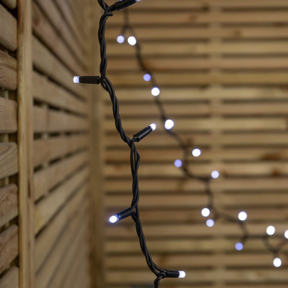 image 1 of 24m Set of 300 Connectable String Lights with White LEDs