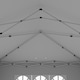 image 8 of Outsunny 3 x 6m Pop Up Gazebo Height Adjustable Party Tent w/ Storage Bag Black