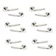 image 1 of Polished Nickel URFIC Rouen Lever Door Handles | Red | Pink | 6