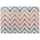 image 1 of Freehand horizontal zigzag and chevron stripes (Rug) Multi | XL: 160x230cm