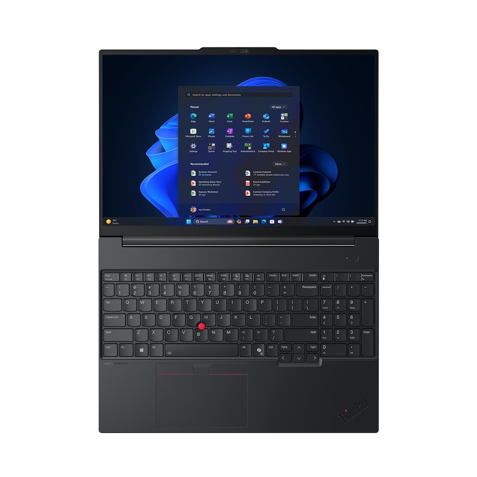 image 1 of Lenovo ThinkPad E16 Gen 3 (Intel) Copilot+ PC, Intel Core Ultra 5, 40.6 cm (16 inches), 1920 x 1200 pixels, 16 GB, 512 GB, Windows 11 Pro