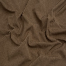 Minerva Core Range Brown Stretch Woven Fleece Back Soft Shell Coating Fabric for Dressmaking, 145cm / 57" Wide - per metre