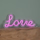 image 5 of 30cm Light up Neon Effect Love Sign in Pink with 111 LEDs
