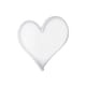 image 1 of ValueLights Heart neon Heart Neon White Illuminated Decoration and Integrated LED 3W Pink Bulb