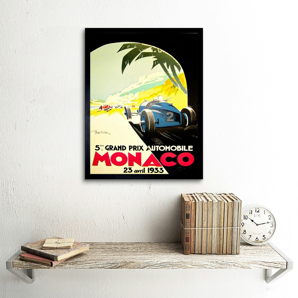 image 1 of Sport Motor Race Grand Prix Monaco Monte Carlo Framed Wall Art Print