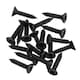 image 3 of 16in / 400mm Heavy Duty T Tee Hinges For Shed + Garden Gates Black Finish 6pc