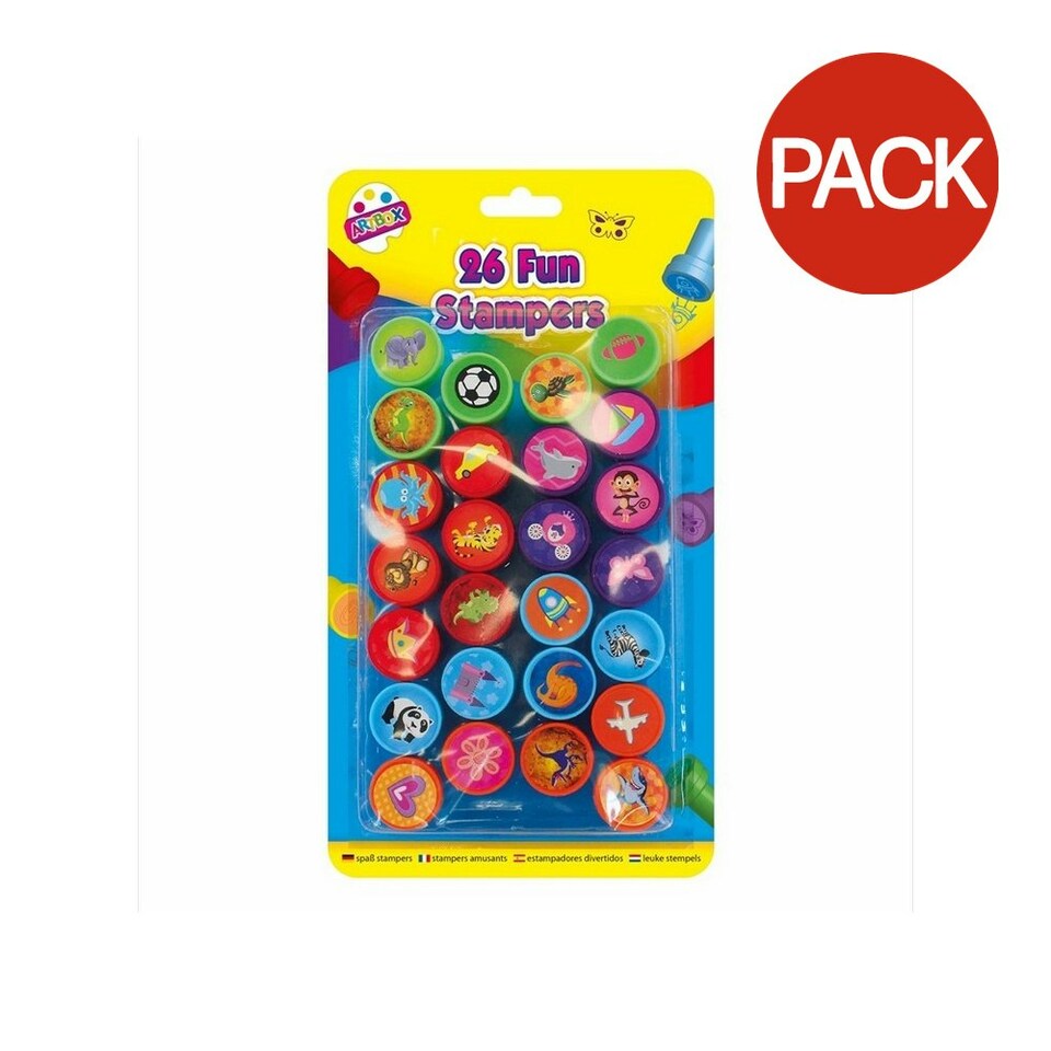 image 1 of ArtBox Assorted Designs Stamp (Pack of 26) - Multicoloured - One Size