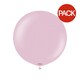 image 1 of Kalisan Latex Retro Balloons (Pack of 2) - Dusty Rose - One Size