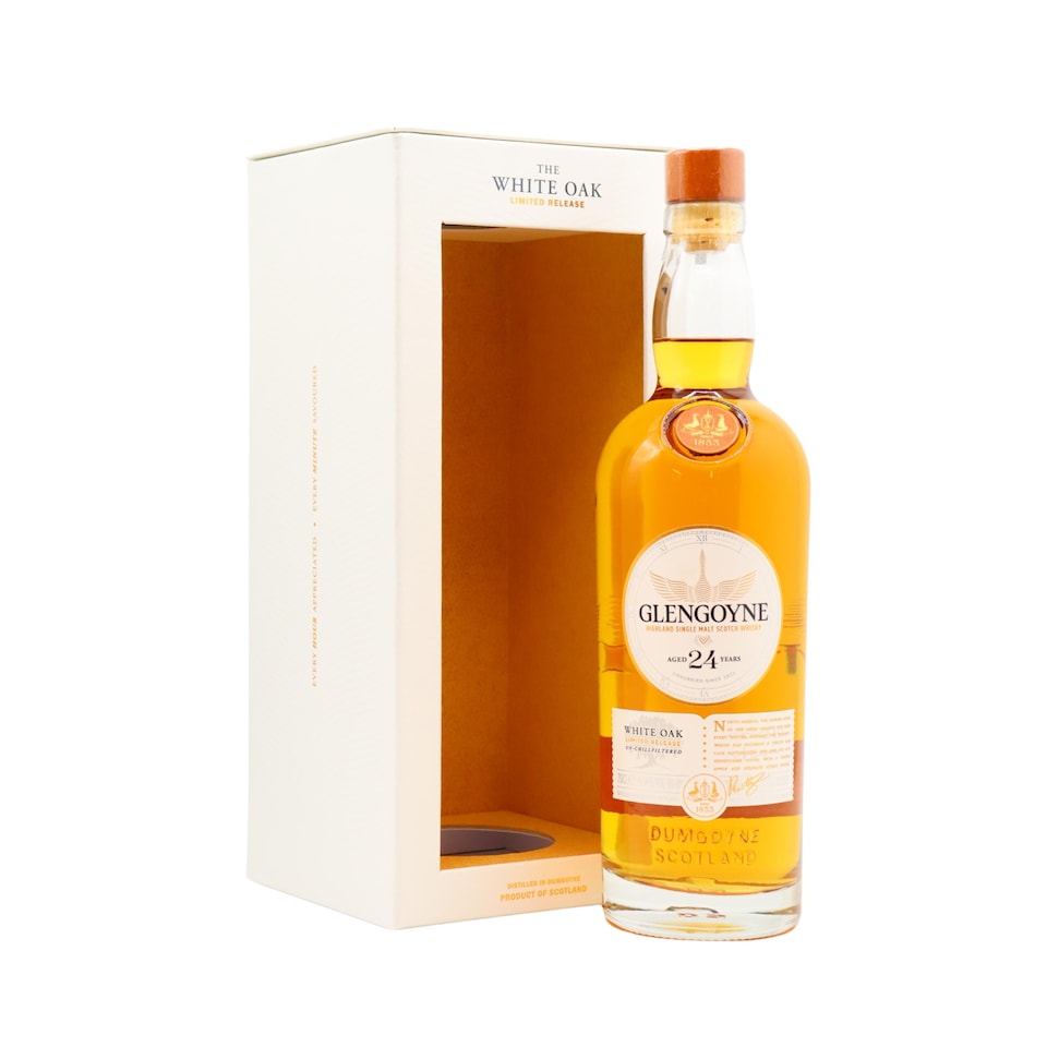 Glengoyne White Oak Cask Matured Highland Single Malt Scotch 24 year old Whisky