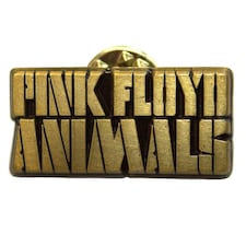 Pink Floyd Pin Badge: Animals Gold Text Logo - Pin Badge - N/A