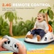 image 5 of AIYAPLAY 360° Rotation 12V Kids Bumper Car w/ Remote Control, Orange