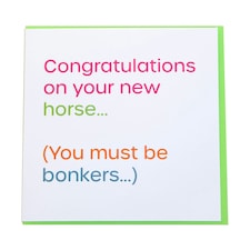 Gubblecote Bonkers Greetings Card - Multicoloured - One Size